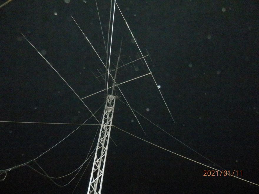 KW-Yagi bei Nacht