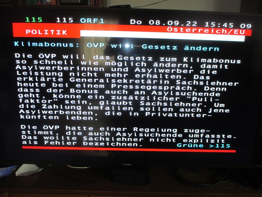 3 Tage später wurde umgedacht. Ich war wohl nicht der einzige 